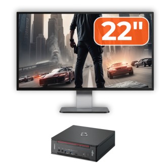 Pachet Calculator Second Hand Fujitsu Esprimo Q958 Mini PC, Intel Core i5-9500 3.00 - 4.40GHz, 8GB DDR4, 256GB SSD + Monitor 22 Pachet Calculator Second Hand Fujitsu Esprimo Q958 Mini PC, Intel Core i5-9500 3.00 - 4.40GHz, 8GB DDR4, 256GB SSD + Monitor 22