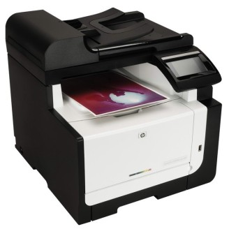 Multifunctionele tweedehands laserprinter HP LaserJet Pro CM1415fn MFP, A4, 12 ppm, 600 x 600 dpi, kopieerapparaat, scanner, fax, netwerk, USB