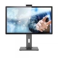 All In One OptimX Q800, Intel Core i5-10400 2.90 - 4.30GHz, 16GB DDR4, 512GB SSD M.2 NVME, 23.8 Inch IPS Full HD (1920x1080) TouchScreen, Webcam + Windows 11 Pro