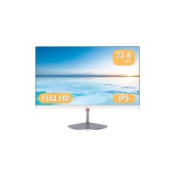 Всичко в едно OptimX Pro QD40 23,8 инча Intel Процесор N100 Generatia a 12-a до 3,4 GHz, 16 GB DDR4, 512 GB SSD, Full HD (1920x1080), Wi-Fi, Bluetooth, високоговорители, тънък, бял