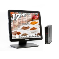 Sistem POS OptimX T100 Mini, Intel Core i3-9100 3.60GHz, 8GB DDR4, 256GB SSD + Monitor Touchscreen OptimX Pro MY7, 17 inch
