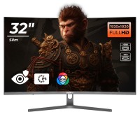 Οθόνη LED Gaming Κυρτή 32 ιντσών OptimX MT32J, Full HD 1920x1020 VGA, HDMI, Λεπτή, RGB Light