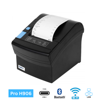 Thermal printer for receipts, tickets, HoReCa, OptimX Pro H906, 80mm, printing speed 260mm/s, USB, LAN, Serial, WiFi Thermal printer for receipts, tickets, HoReCa, OptimX Pro H906, 80mm, printing speed 260mm/s, USB, LAN, Serial, WiFi