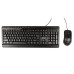 Spacer SPOK-WD-02 USB wired keyboard kit with Black Mouse