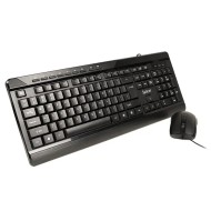 Spacer SPOK-WD-02 USB wired keyboard kit with Black Mouse