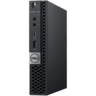 Gebruikte computer DELL OptiPlex 7060 Mini-pc, Intel Core i5-8500T 2,10 - 3,50 GHz, 8 GB DDR4, 256 GB SSD