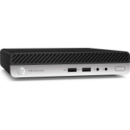 Computer Refurbished HP ProDesk 400 G5 Mini PC, Intel Core i3-9100T 3.10 - 3.70GHz, 8GB DDR4, 256GB SSD + Windows 11 Pro