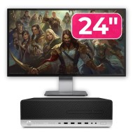 Rabljen HP EliteDesk 800 G4 SFF, Intel Core i5-8500 3,00 - 4,10 GHz, 8 GB DDR4, 256 GB SSD + 24-palčni monitor Rabljen HP EliteDesk 800 G4 SFF, Intel Core i5-8500 3,00 - 4,10 GHz, 8 GB DDR4, 256 GB SSD + 24-palčni monitor