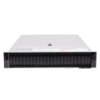 Serveur Dell R740XD reconditionné, 2 processeurs Intel Xeon Platinum 8160 (2,10 - 3,70 GHz), 128 Go de mémoire DDR4, 1 carte Boss (2 SSD de 240 Go) + 2 SSD Samsung 990EVO de 2 To + adaptateur M2-U2, 2 extensions PCIe NVMe, 2 ports 1 Gb/s + 2 ports 10 Gb/s