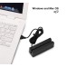 OptimX Pro-MS580 magnetic card reader, USB 2.0, compatible with Windows and Mac OS