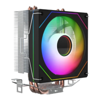 Cooler Processor Pro Gaming CoreFrost C4, 4 rury cieplne, wentylator 120mm ARGB, PWM, 230W