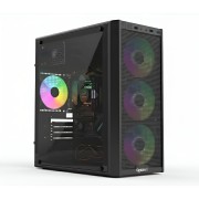 PC de jeu OptimX First : processeur Intel Core i5-10500 (3,10 - 4,50 GHz), 16 Go de RAM DDR4, SSD de 1 To, carte graphique Radeon RX 580 (8 Go), Windows 11 Pro