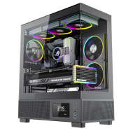 OptimX Gold Kian Gaming PC System, Intel Core i3-9100 3.60 - 4.20GHz, 16GB DDR4, 512GB SSD, Nvidia RTX 3050 6GB, Windows 11 Pro