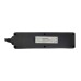 Abstandshalter-Verlängerungskabel, Schuko x 3, Schuko (T)-Anschluss, Schalter, 1,5 m Kabel, 16 A, Kinderschutz, schwarz
