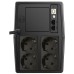 UPS Spacer Line Interactive. with management, LCD, 1000VA/ 600W, AVR, 4 x Schuko socket, LCD display, 2 x 12V/7Ah battery, USB connector, RJ11/RJ45 combo