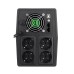Spacer Line Interactive UPS with management, LCD, 2000VA/1200W, AVR, 4 x Schuko socket, LCD display, 2 x 12V/9Ah battery, USB connector, RJ11/RJ45 combo
