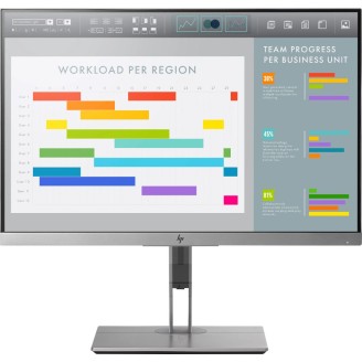 HP EliteDisplay E243i Refurbished Monitor, 24 Inch IPS, Full HD, HDMI, DisplayPort, VGA, USB 3.0