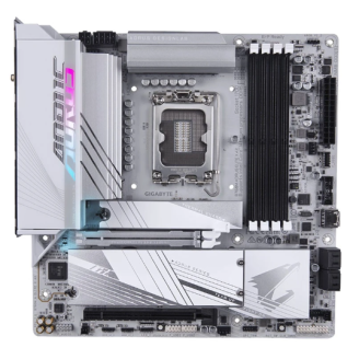 Placa de baza Gigabyte B760M AORUS ELITE X AX, micro ATX, compatibila cu procesoare Intel Gen 13 si 14, fara radiator, Second Hand Placa de baza Gigabyte B760M AORUS ELITE X AX, micro ATX, compatibila cu procesoare Intel Gen 13 si 14, fara radiator, Second Hand