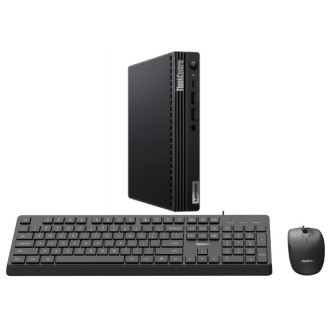 Obnovljen mini računalnik Lenovo ThinkCentre M70q G3, Intel Core i5-12600T 2.10 - 4.60GHz, 8GB DDR4, 256GB SSD NVMe + Windows 11 Home + darilo za tipkovnico in miško OptimX Pro KM500