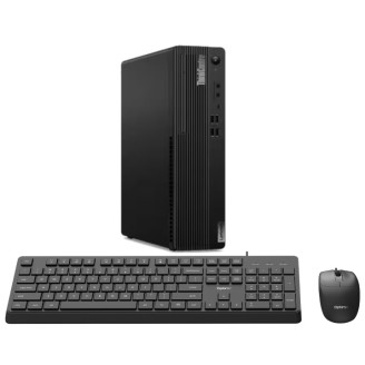 Gebrauchter Computer Lenovo ThinkCentre M70s SFF, Intel Pentium Gold G6400 4,00GHz, 8GB DDR4, 256GB NVMe SSD + OptimX Pro KM500 Tastatur und Maus als Geschenk