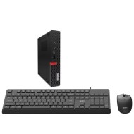 Computer ricondizionato Lenovo ThinkCentre M720q MiniPC, Intel Core i7-8700T 2.40 - 4.00GHz, 8GB DDR4, 256GB SSD NVMe + Windows 11 Home + tastiera e mouse OptimX Pro KM500 in omaggio