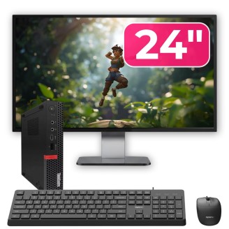 Lenovo ThinkCentre M720q MiniPC, Intel Core i7-8700T 2.40 - 4.00GHz, 8GB DDR4, 256GB SSD NVMe + 24