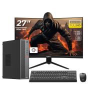 OptimX T5 SFF Premium Office PC με επεξεργαστή Intel Core i5-9500T , 16GB DDR4, 1TB SSD, Win11 Pro και 27