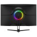 Monitor LED Office Pro Curved 32 inch OptimX MT32J-1, Full HD 1920x1020 VGA, HDMI, Slim, RGB Light