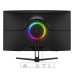 Monitor LED Office Pro Curved 32 inch OptimX MT32J-1, Full HD 1920x1020 VGA, HDMI, Slim, RGB Light