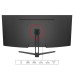 Office Pro monitor LED ukrivljen 34-palčni OptimX MT34J-1, ultra široki quad HD 3440 x 1440 2K, 100Hz, 2x HDMI, 2x DisplayPort, tanek, brez okvirja