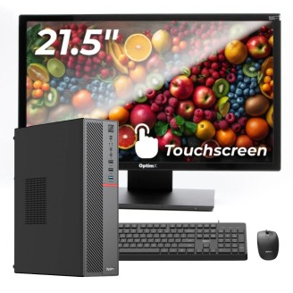 OptimX T5 SFF POS-systeem met G6400T-processor, 10e generatie, 8 GB DDR4, 256 GB SSD, Windows 11 Pro + OptimX Pro MY21 touchscreenmonitor, 21,5 inch + CADEAU: OptimX Pro KM500 toetsenbord- en muisset OptimX T5 SFF POS-systeem met G6400T-processor, 10e generatie, 8 GB DDR4, 256 GB SSD, Windows 11 Pro + OptimX Pro MY21 touchscreenmonitor, 21,5 inch + CADEAU: OptimX Pro KM500 toetsenbord- en muisset