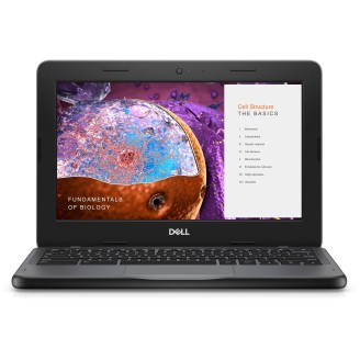 Ordinateur portable Dell Chromebook 3110 d'occasion, Intel Celeron N4500 (1,10 - 2,80 GHz), 4 Go de RAM DDR4, 32 Go de stockage eMMC, écran HD de 11,6 pouces, Chrome OS