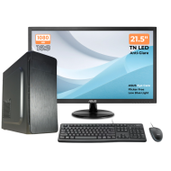 InterTech GHRV Office-PC-Paket: AMD Ryzen 3 3200G, 8 GB DDR4, 128 GB SSD + Asus VP228DE Monitor + Logitech MK120 Tastatur- und Maus-Set InterTech GHRV Office-PC-Paket: AMD Ryzen 3 3200G, 8 GB DDR4, 128 GB SSD + Asus VP228DE Monitor + Logitech MK120 Tastatur- und Maus-Set
