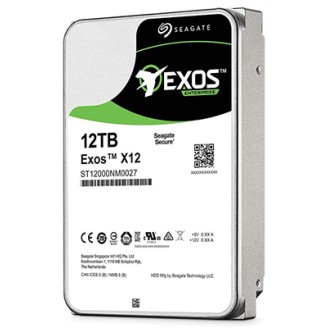 Seagate Exos X12 Enterprise Hard Disk Server, 12TB, 3.5 Inch, SAS, 12Gb/s, 7200rpm, 256MB Cache, 512e/4Kn