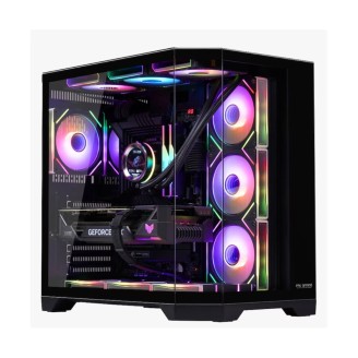 Novo kućište Pro Gaming Banshee CRNA, Cube Tower, ATX, bez napajanja, 7x ARGB ventilator, PWM ARGB kontroler Novo kućište Pro Gaming Banshee CRNA, Cube Tower, ATX, bez napajanja, 7x ARGB ventilator, PWM ARGB kontroler