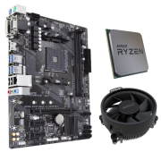 GIGABYTE GA-A320M-S2H Mainboard Kit + AMD Ryzen 3 3200G Prozessor + Originalkühler, Volumen GIGABYTE GA-A320M-S2H Mainboard Kit + AMD Ryzen 3 3200G Prozessor + Originalkühler, Volumen