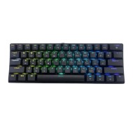 Tastatura Mecanica OptimX K680, 61 taste, RGB, USB-C, Negru, bulk 