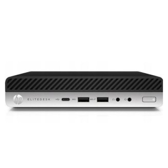 Gebrauchter HP EliteDesk 800 G3 Mini-PC, Intel Core i7-7700 (3,60–4,20 GHz), 8 GB DDR4-RAM, 256 GB SSD