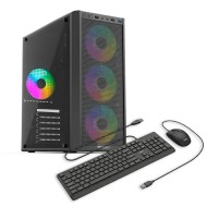 Επιτραπέζιος υπολογιστής OptimX Prime Apex Gaming με επεξεργαστή Intel® Core™ i5 10400F, 16GB DDR4, SSD 480Gb, κάρτα γραφικών Nvidia RTX 5060 8Gb GDDR7, δώρο κιτ πληκτρολογίου και ποντικιού OptimX