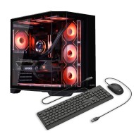 OptimX BANSHEE Slayer Gaming PC Desktop Systeem met Intel® Core™ i5 10400F processor, 16GB DDR4, 480GB SSD, Nvidia RTX 5050 8GB GDDR6, OptimX toetsenbord en muis kit (cadeau)
