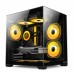 OptimX AMBRA Pyro Gaming Desktop PC-systeem met Intel® Core™ i5 10400F-processor, 16 GB DDR4, 480 GB SSD, Nvidia RTX 3050 6 GB GDDR6, inclusief OptimX toetsenbord- en muisset (cadeau).