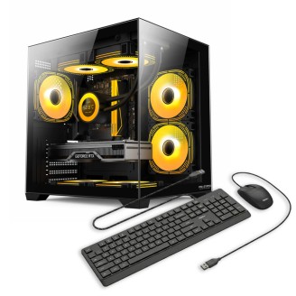 OptimX AMBRA Blizzard Gaming Desktop PC System met Intel® Core™ i5 10400F processor, 16GB DDR4, 480Gb SSD, Nvidia RTX 5050 8Gb GDDR6, OptimX toetsenbord en muis kit cadeau OptimX AMBRA Blizzard Gaming Desktop PC System met Intel® Core™ i5 10400F processor, 16GB DDR4, 480Gb SSD, Nvidia RTX 5050 8Gb GDDR6, OptimX toetsenbord en muis kit cadeau