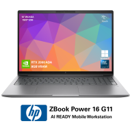 Prenosnik obnovljen HP ZBook Power 16 G11 Mobile AI Workstation, Intel Core Ultra 7 165H, 32GB DDR5, 512GB SSD, NVIDIA RTX 2000 8GB, 16