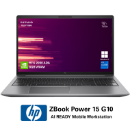 Ordinateur portable reconditionné HP ZBook Power 15 G10, station de travail mobile, Intel Core i7-13800H, 32 Go de mémoire DDR5, SSD de 512 Go, NVIDIA RTX 2000 8 Go, écran tactile FHD de 15,6 pouces, compatible IA, webcam, Windows 11 Professionnel