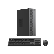 Sistem desktop Office OptimX T5 SFF, Intel Core i3-6100, 16GB DDR4, 512GB SSD, Win10 Pro + kit tastatura si mouse cu fir