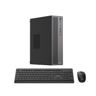 Sistem Desktop Office OptimX T5 SFF, Intel Pentium Gold G5600, 16GB DDR4, 512GB SSD, Win11 Pro + kit tastatura si mouse fara fir