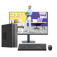 PC Business Ready Complet OptimX T5 SFF, Intel Core i5-6500, 16GB DDR4, 512GB SSD, Win10 Pro și Monitor 24