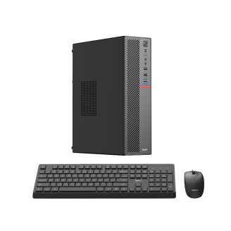 Sistem Desktop Office OptimX T5 SFF, Intel Core i7-6700T, 16GB DDR4, 512GB SSD, Windows 10 Pro, Kit Tastatură și Mouse OptimX cu Fir