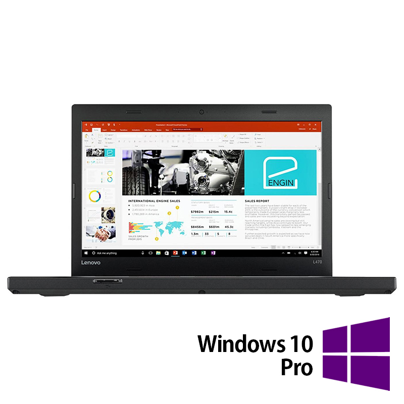 Refurbished Laptop LENOVO ThinkPad L470, Intel Core i5-6300U 2.40
